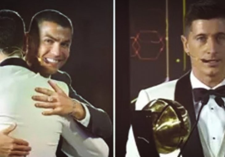 Ronaldo je odbio nagradu za igrača godine i dao ju Lewandowskom