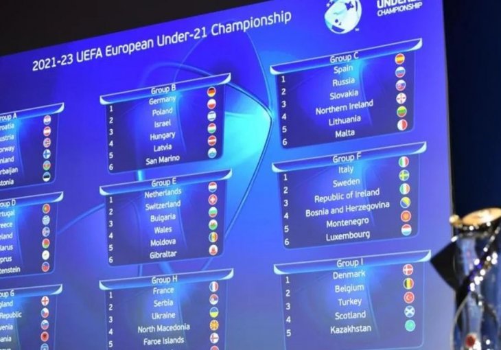 Fudbalska U21 reprezentacija BiH saznala imena rivala u kvalifikacijama