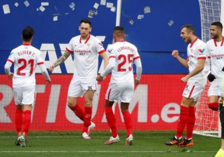 PEH ZA EIBAR, DMITROVIĆ SE POVRIJEDIO: Sevilja slavila na teškom gostovanju! VIDEO