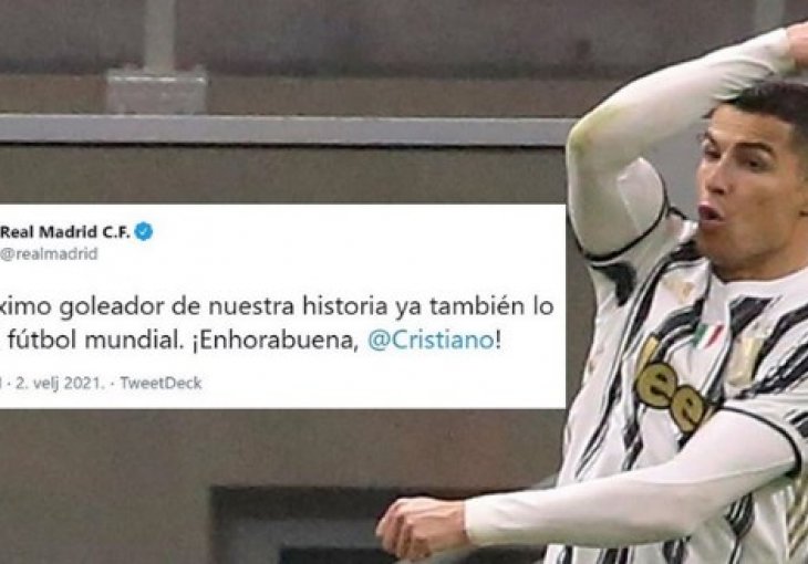 RONALDO POSTAO NAJBOLJI STRIJELAC U HISTORIJI NOGOMETA, REAL MADRID SE ODMAH OGLASIO: Poslao jaku poruku!