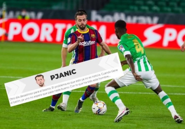 MARCA NEMILOSRDNA PREMA MIRALEMU PJANIĆU, NAKON JUČERAŠNJEG KIKSA STIGLO I JAVNO PONIŽENJE: Loša igra nije iznenađenje, nego njegov standard