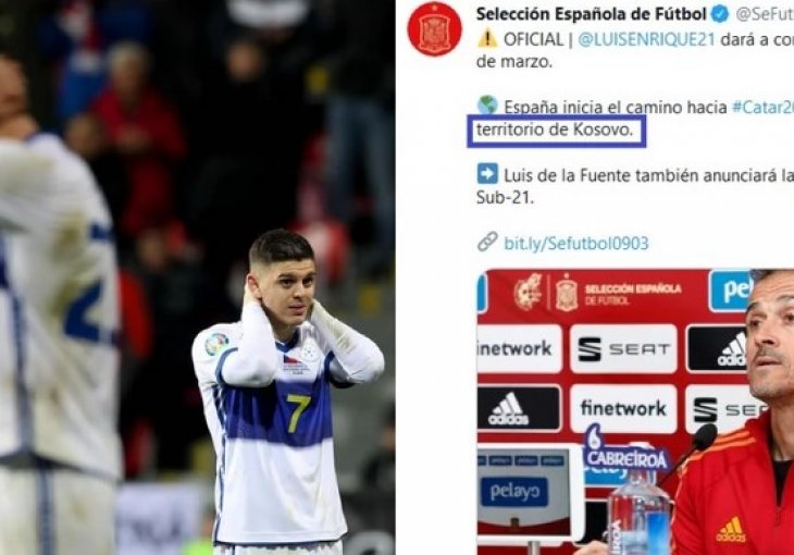 SKANDAL U NAJAVI, REPREZENTACIJA KOSOVA SE POVLAČI SA MEČA PROTIV ŠPANIJE? Zabranili im NAZIV, himnu i zastavu, UDARNA VIJEST  