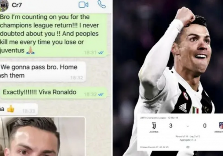 Bivši saigrač objavio poruke s Ronaldom pet dana prije utakmice: 