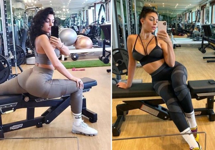 GEORGINA SE ISTEŽE, A MUŠKI SVIJET UZDIŠE: Ronaldova djevojka pokazala vrele snimke sa vježbanja, NIJE ZA ONE SLABOG SRCA