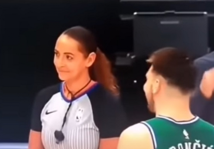LUKA SE POKAZAO KAO PRAVI 'MALI VRAG': Da li ste vidjeli kako je Dončić muvao sudiju USRED UTAKMICE- NJENA REAKCIJA IZDOMINIRALA