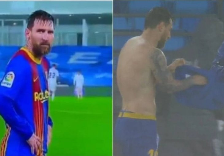 Messijeva igra nije nešto što će se dugo pamtiti s El Clasica, ali ova scena s finiša sigurno hoće:  Ruke mu se tresu, usne drhte, zubi cvokuću...