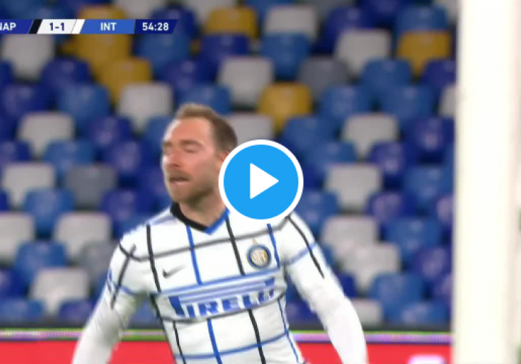 BOMBA ERIKSENA - Inter izjednačio protiv Napolija