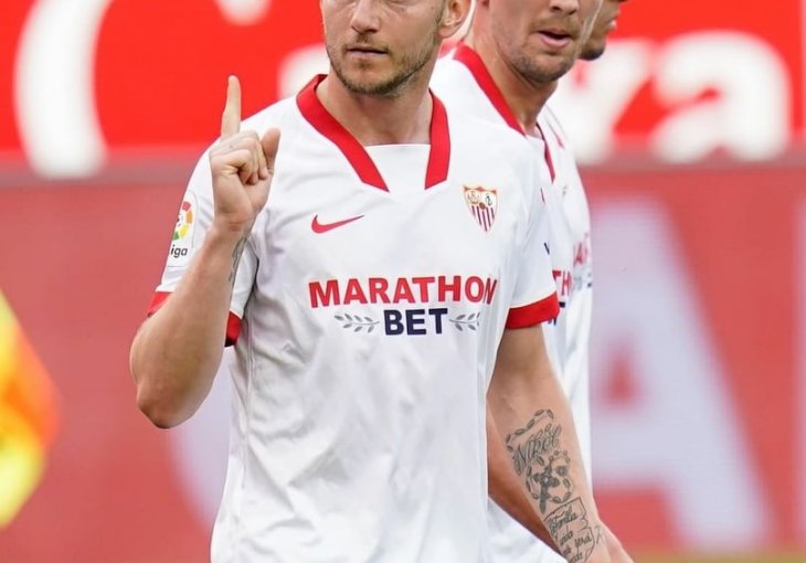 Sevilla tri boda bliže vrhu, Rakitić došao do pogotka 