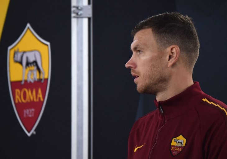 Navijači Rome protestovali ispred trening kampa: EDIN DŽEKO IZAŠAO DA IH SMIRI, EVO KAKO SU REAGOVALI