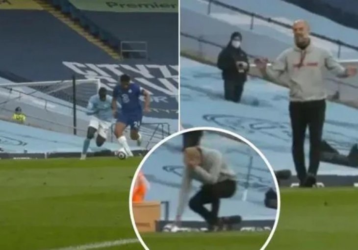 Urnebesna reakcija Pepa Guardiole nakon što je fudbaler Chelseaja ‘uništio‘ njegovog igrača