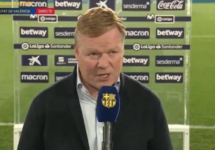 Potpuno utučeni Koeman nakon velikog kiksa Barcelone
