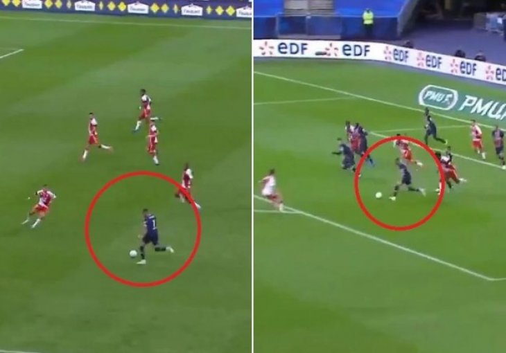 KAKAV POTEZ! MBAPPE KRENUO U PRODOR PORED STATISTA IZ MONACA: Svi oduševljeni brzinom - POKAZAO KO JE GLAVNI