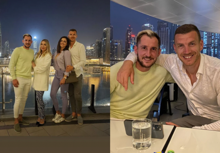 DŽEKO I HAJROVIĆ ODMARAJU U DUBAIJU, skupa su gledali finale Evropske lige OBJAVILI I VIDEO, evo kako je to izgledalo!