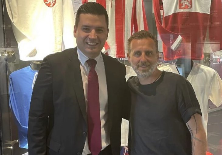 Predsjednik FK Sarajevo i legendarni Karel Poborsky razgovarali o saradnji Bordo tima i čeških akademija