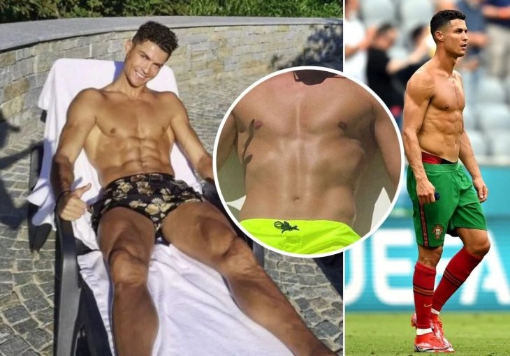 Može li prava gol-mašina parirati Ronaldu u isklesanom tijelu? Dok se CR7 bori na terenu, on uživa