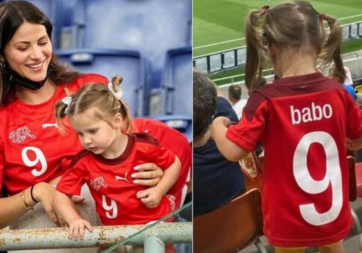 POGLEDAJTE KAKO JE KĆERKA HARISA SEFEROVIĆA BODRILA SVOG BABU: Istopit ćete se od prizora, EVO ŠTA JOJ PIŠE NA DRESU