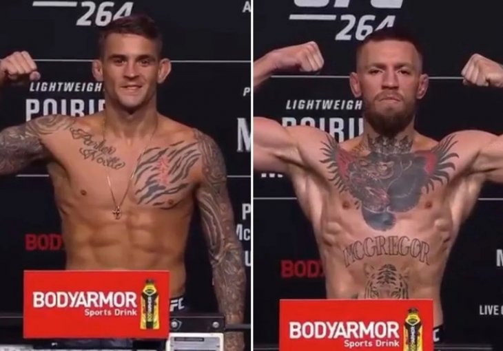 Sve je spremno za veliki obračun: Poirier i McGregor tačni na vaganju