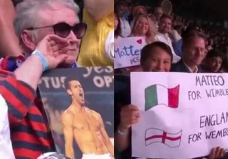 KAKVA SCENA! Baka drži sliku Đokovića kao ikonu, a onda je Vimbldon ŠOKIRAO: 