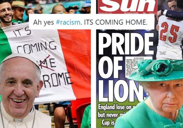 Vraća se kući? Da, rasizam se vraća! Twitter ismijava Engleze: URNEBESNE REAKCIJE NA PORAZ GORDOG ALBIONA NE PRESTAJU