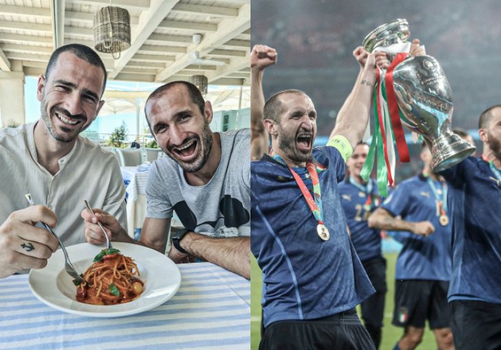 Dijele trofeje i tjesteninu, Bonući objavio sliku s Kjelinijem uz novu provokaciju Englezima