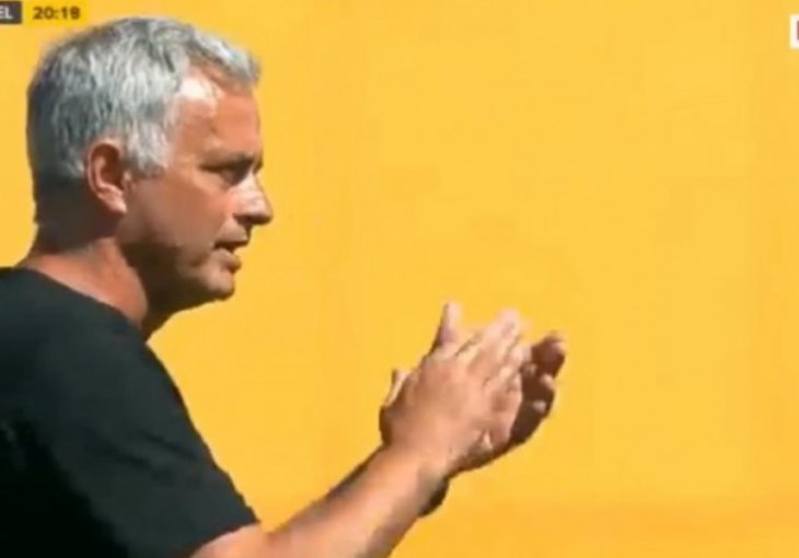 Mourinho i Džeko - garancija za odličnu Romu: Pogledajte reakciju Portugalca nakon gola Dijamanta