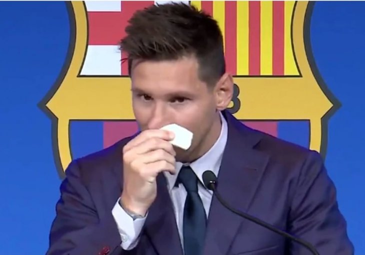 Nije se suzdržavao, Messi plakao na press konferenciji: 