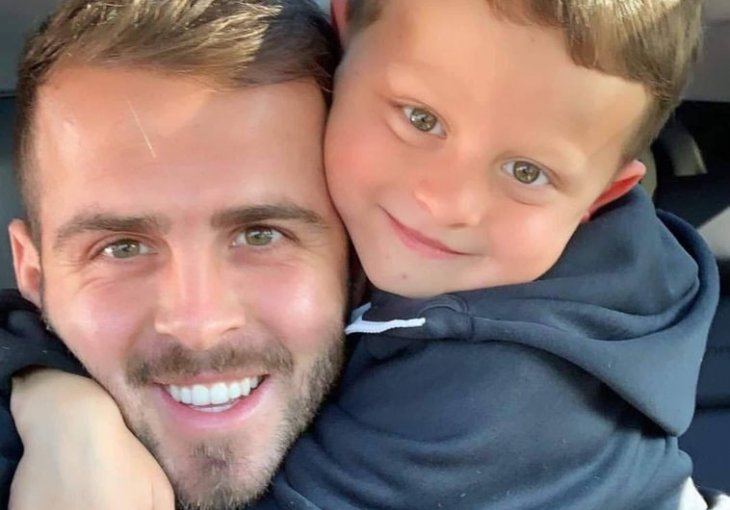 KAKAV OTAC TAKAV SIN: Miralem Pjanić pokazao kako trenira sa svojim jedincem! U nogama malog Pjanića itekako ima talenta
