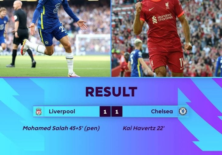 (VIDEO) KRAJ UTAKMICE LIVERPOOL : CHELSEA NA AFIELDU. Tenzije, crveni karton i na kraju podjela bodova