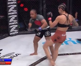 Borkinja utonula u san na nogama nakon krošea. Je li ovo nokaut godine u MMA-u?