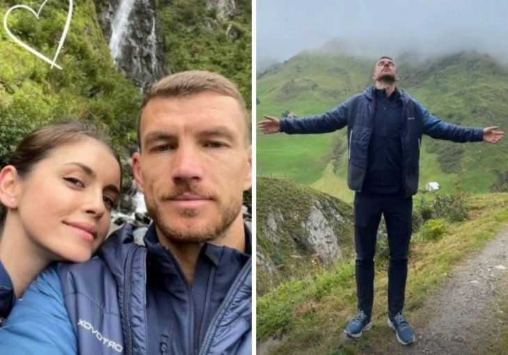DŽEKO SA SUPRUGOM AMROM NA ŠVICARSKIM ALPAMA. Odmor pred reprezentaciju 