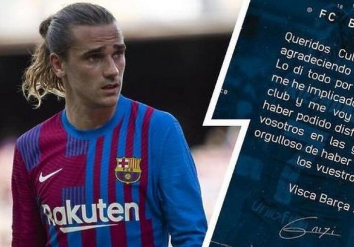 Griezmann na oproštaju od Barcelone naveo samo jednu stvar zbog koje žali