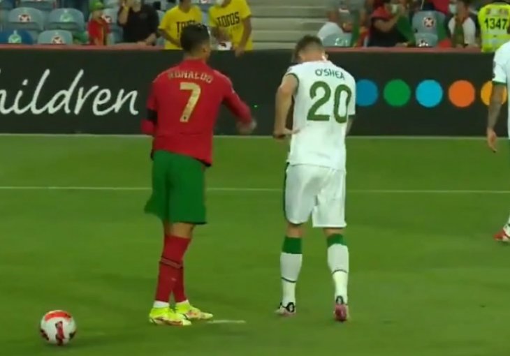Provokacija O‘Shea prije izvođenja urodila plodom:  Ronaldo promašio jedanaesterac
