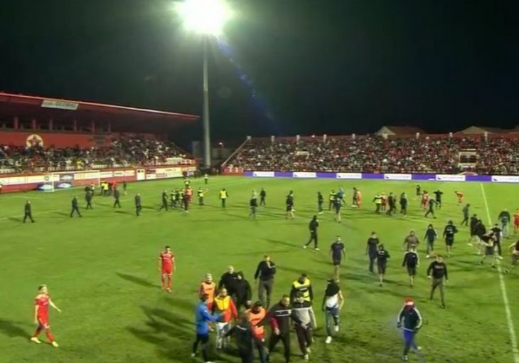Uhapšena jedna osoba zbog napada na sudije utakmice Velež – Borac u Jablanici