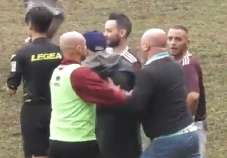 TEŽAK INCIDENT Odluku da isključi gostujućeg trenera italijanski sudija skupo je platio