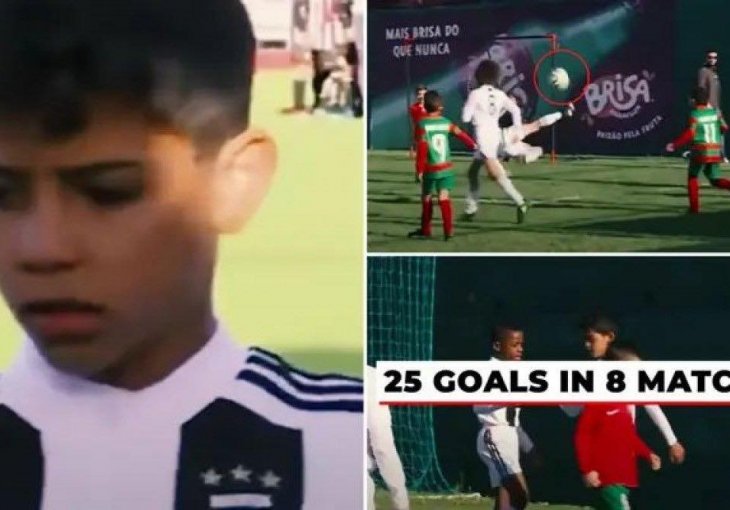 NAVIJAČI MANCHESTERA ODUŠEVLJENI: Pogledajte šta radi Ronaldov sin