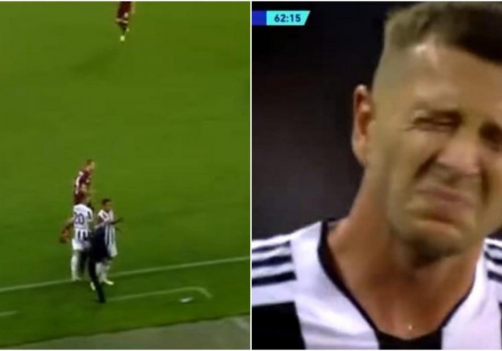 (VIDEO) Allegri nogom u stražnjicu ‘napucao‘ igrača Juventusa, ovaj napravio bolnu grimasu