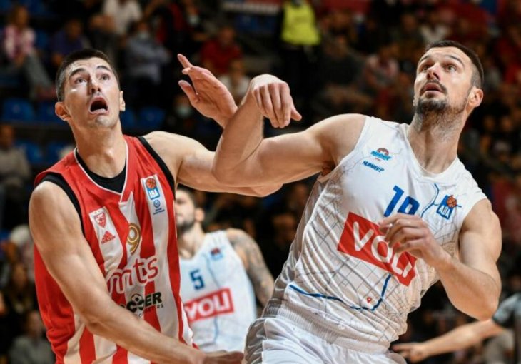 Mitrović i Kuzmić predvodili oslabljenu Zvezdu do trijumfa u derbiju ABA lige