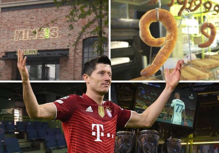 Ovo je Nine's - restoran, pub i bar u jednom. Lewandowski je za svoje goste stavio i tribine!