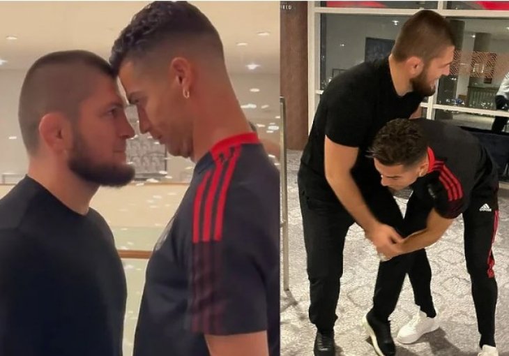 RONALDO SE POBIO SA NAJBOLJIM MMA BORCEM SVIH VREMENA: Kad je vidio da je Habib ozbiljan, uplašio se- HIT SNIMAK