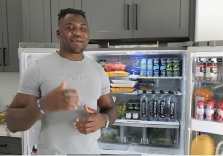 Ngannou otkrio što jede i pokazao kako mu izgleda fržider