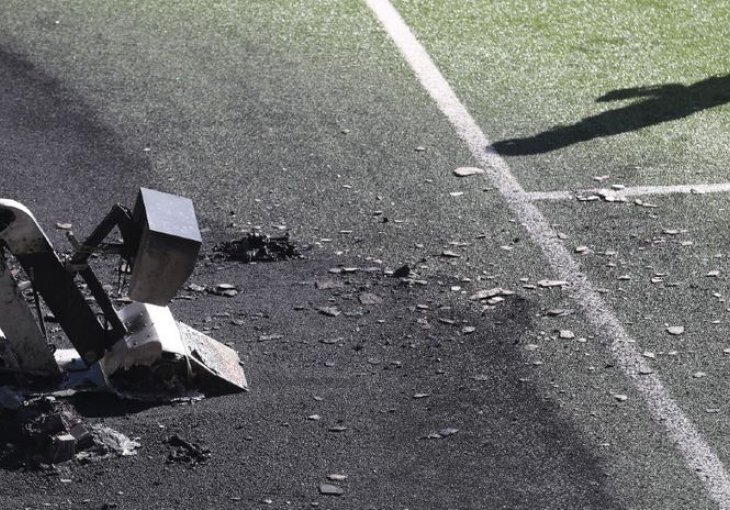 Dramatične scene u Andori: Planuo stadion uoči utakmice s Englezima (VIDEO) 
