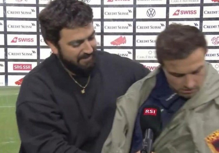 Saqiri u jakni sa spornim značenjem davao izjavu: U Srbiji bijesni zbog postupka (VIDEO) 