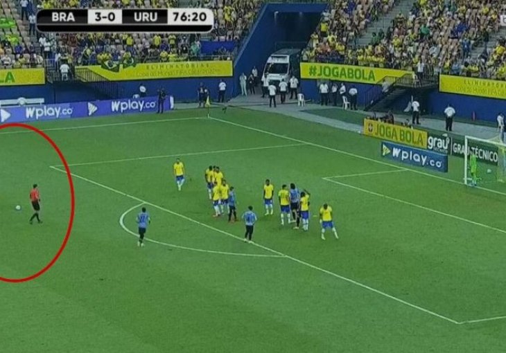 Suarez je protiv Brazila uzeo loptu i namjestio se na 25 metara od gola. Ostalo je historija