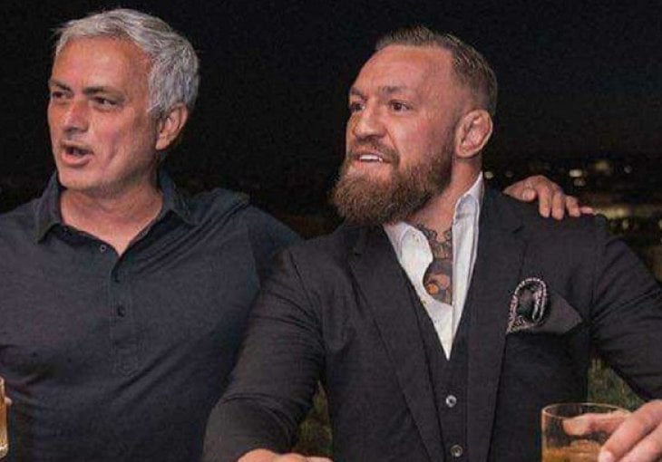 Mourinho i Conor uživaju u rimskoj noći uz čaše pune viskija