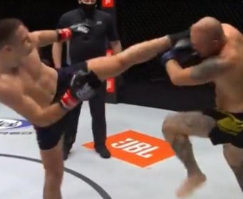 I DAN DANAS PLANETA BRUJI O BRUTALNOM NOKAUTU SRBIJANSKOG BORCA; izveo seriju udaraca i poslao rivala na pod! VIDEO
