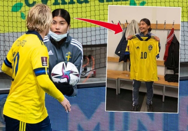Švedski reprezentativac Forsberg rekao djevojčici koja dohvata lopte da zadržava vrijeme i obećao joj...