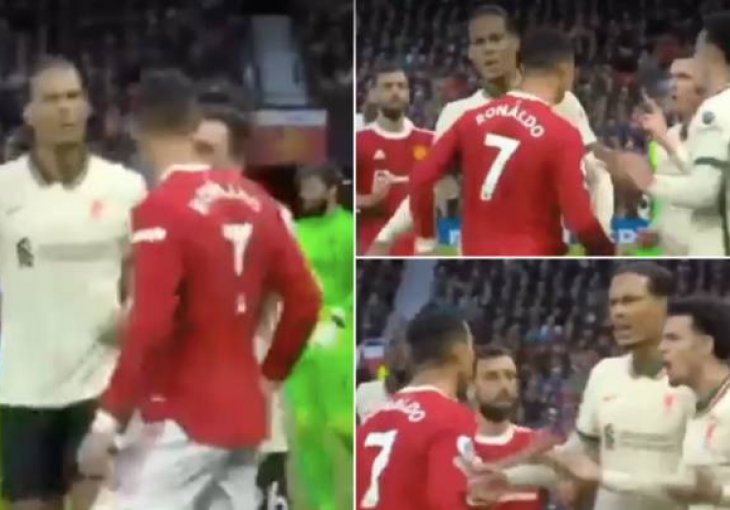 Ronaldo nesportski udario Jonesa, a onda se pojavio Van Dijk (VIDEO)