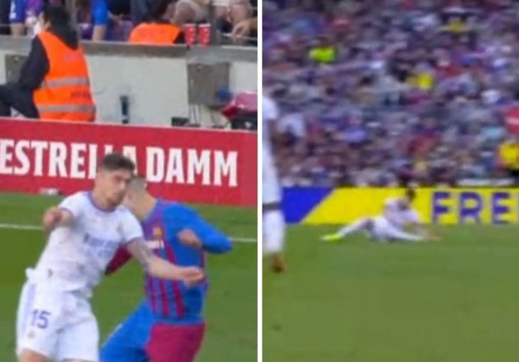 Pogledajte kako je igrač Reala izgubio svijest dok je bio u zraku a onda i nezgodno pao pa povrijedio koljeno