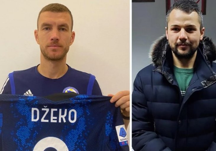 Kupio dres Edina Džeke za 10.000 KM, pa dobio neočekivan poziv Vice Zeljkovića