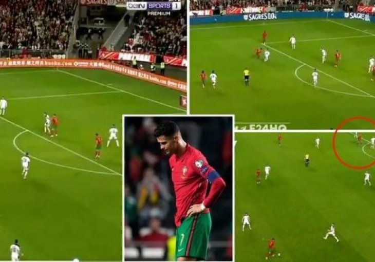 Portugalci bijesni na Ronalda: Upropastio zadnji napad svojim očajnim potezom